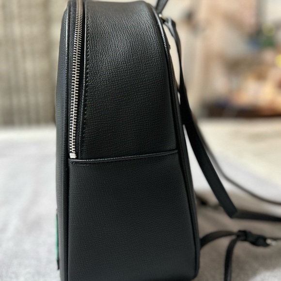 Karl Lagerfeld Black Backpack with Multicolor Lettering. Size 12x10x5.5 - Picture 8 of 10